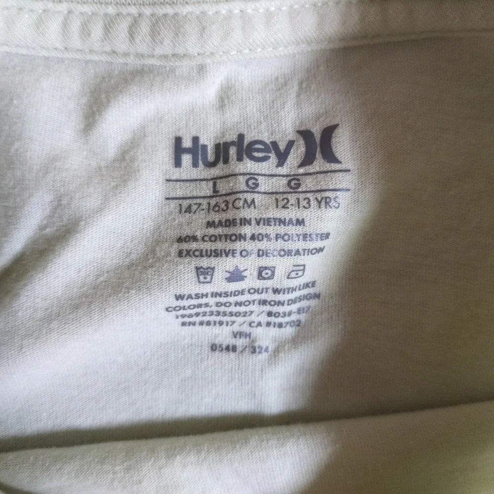 Hurley Boys Sage Green Mountain Graphic Long‎ Sleeve Shirt Size L 12-13 YRS